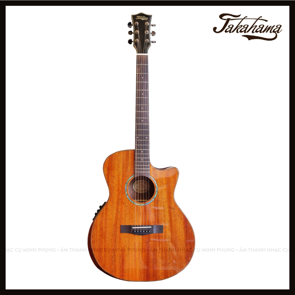 Đàn Guitar Acoustic - Takahama AT230CE - Có EQ - Màu gỗ tự nhiên