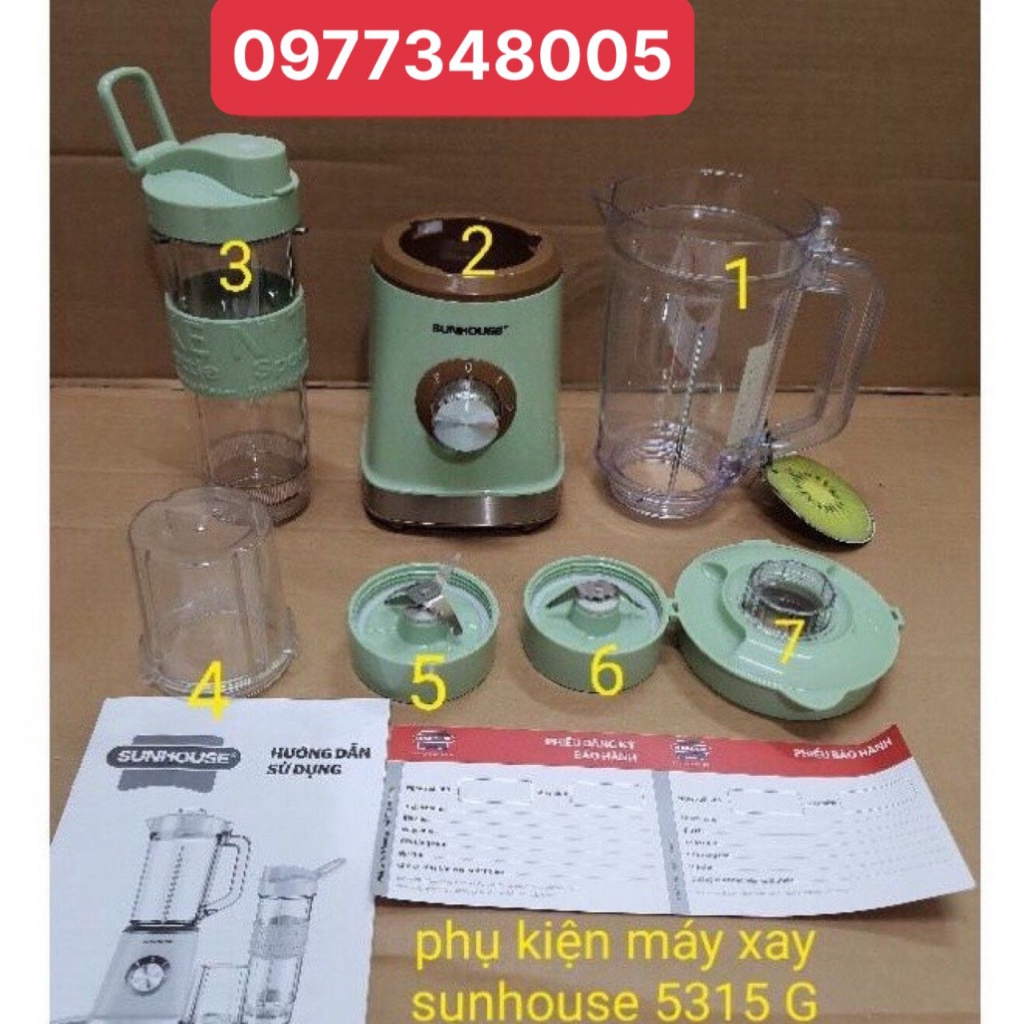 PHỤ KIỆN MÁY XAY SINH TỐ SUNHOUSE SHD5315G SHD5315