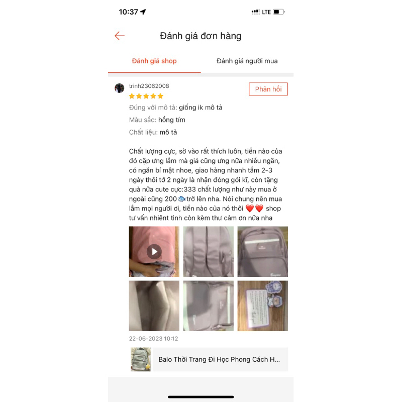 Balo Thời Trang Nữ Học Sinh Bayorek