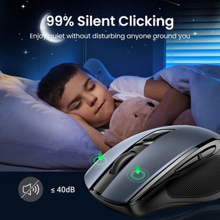 Chuột không dây Bluetooth 5.0 và Wireless 2.4G Ugreen cao cấp