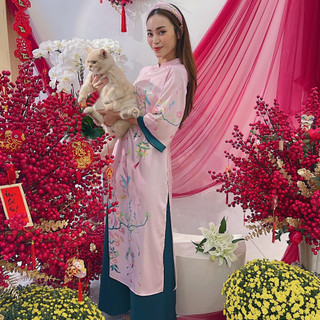 áo dài xéo xọ