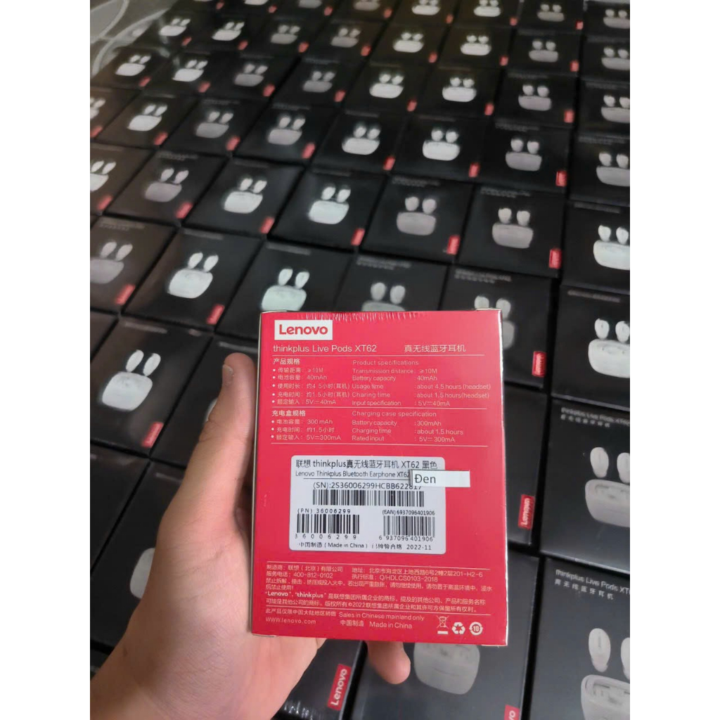 Tai nghe bluetooth mẫu mới 2023 của Lenovo XT62