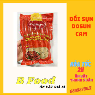 Dồi sụn Dosun cam gói 500g nướng, chiên, rán ăn vặt, nhậu thơm ngon, tiện lợi, dễ làm