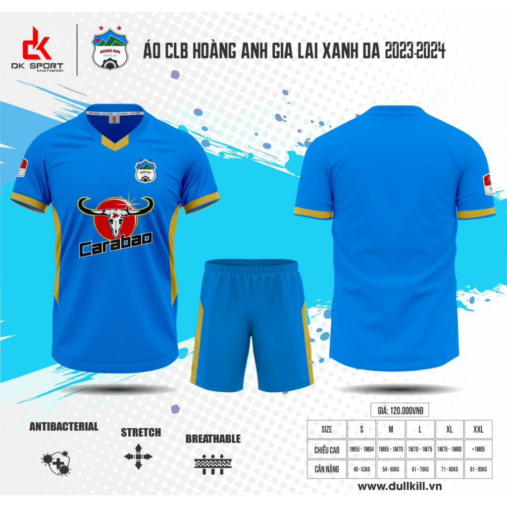 Bộ Quần Áo Đá Banh CLB HAGL HOÀNG ANH GIA LAI