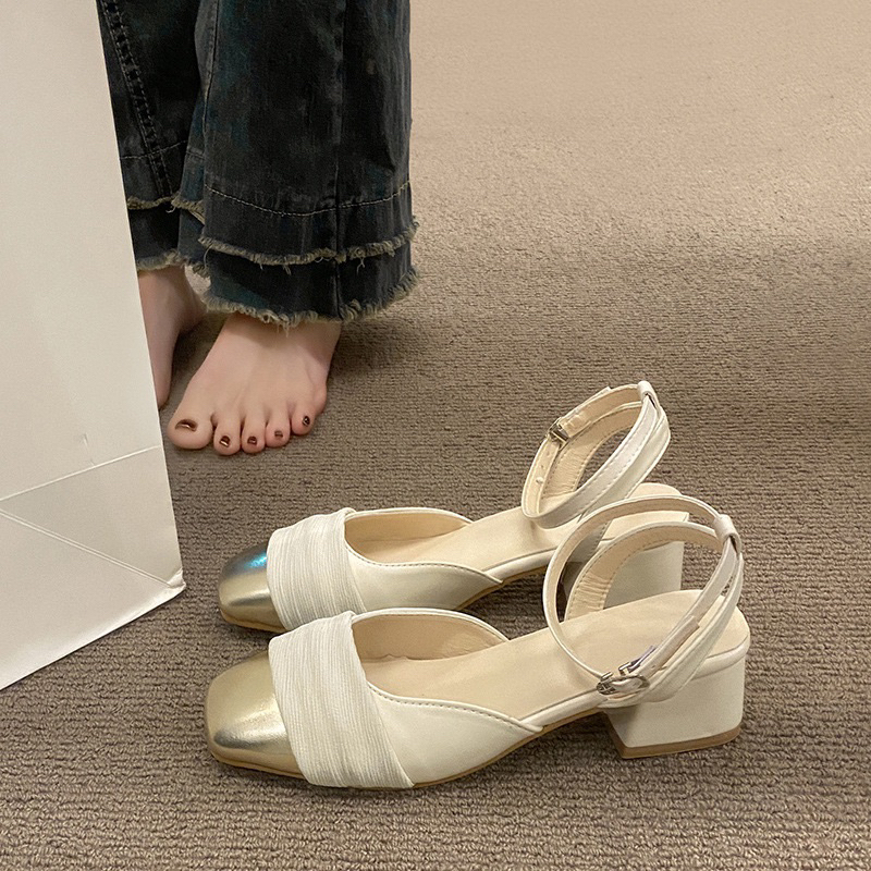 GUỐC BỊT MŨI VÀNG ĐẾ CAO 5 CM 🤝