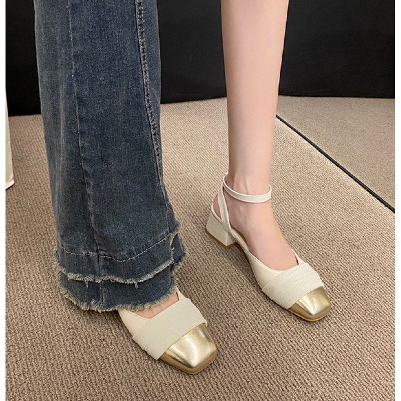 GUỐC BỊT MŨI VÀNG ĐẾ CAO 5 CM 🤝