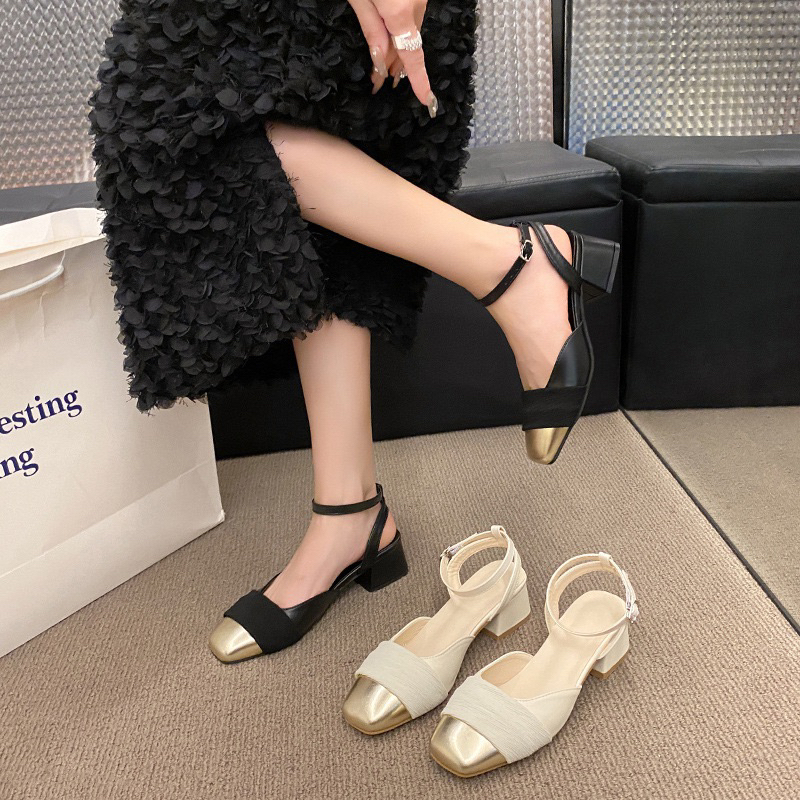 GUỐC BỊT MŨI VÀNG ĐẾ CAO 5 CM 🤝