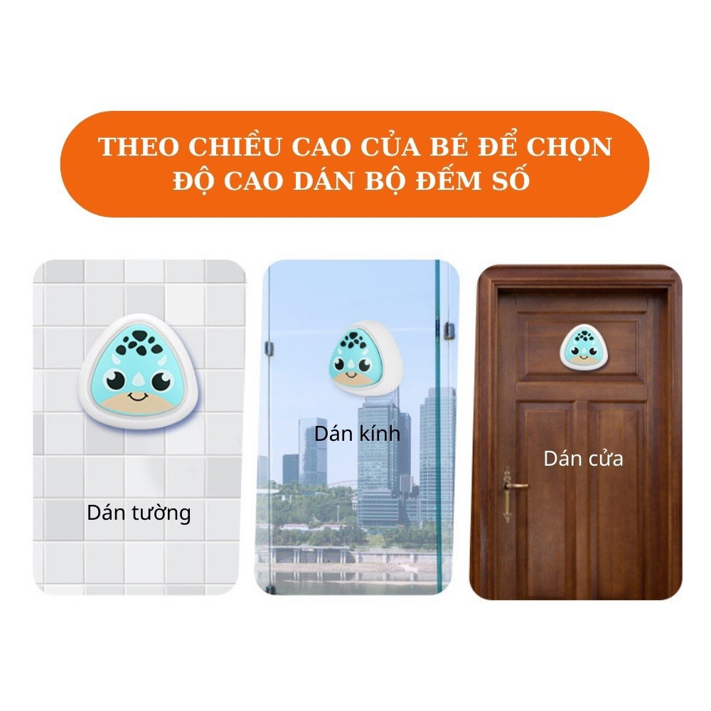 Bộ Nhảy Chạm Tăng Chiều Cao Có Cảm Biến Phát Sáng Nhiều Màu, Tặng Pin Và Thước Giọng Nói Tiếng Trung