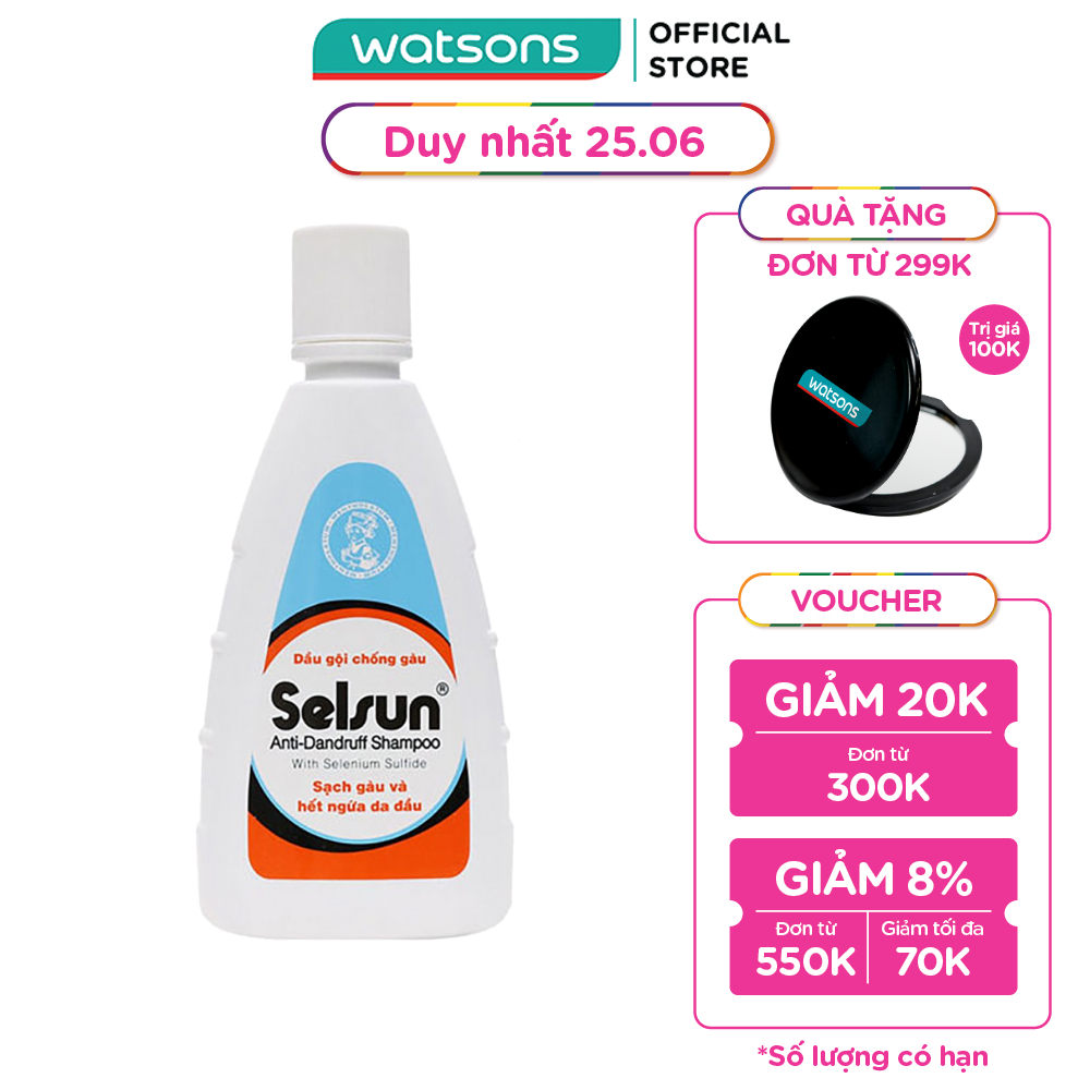 Dầu Gội Ngăn Ngừa Hạn Chế Gàu Selsun 100ml