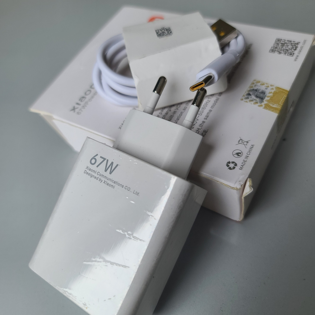Củ Sạc Xiaomi 67W Kèm Dây Sạc Type C 6A, Bộ Sạc Nhanh Xiaomi 67w. BẢO HÀNH 12 Tháng