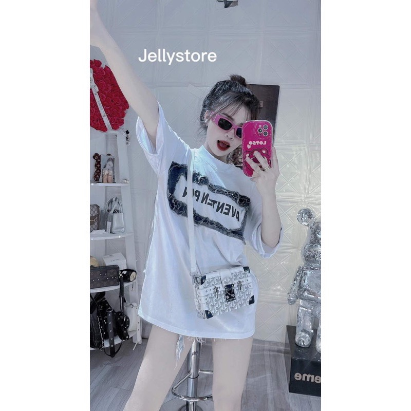 Áo Phông Phối Bò Rách Cá Tinh , Áo Thun Unisex Phối Bò Rách Hottrend 2023