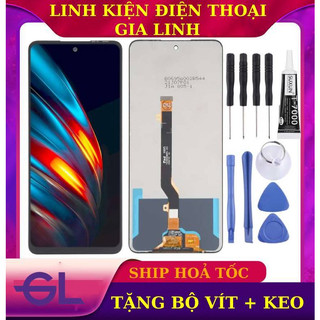 Màn hình tecno pova 2 zin tặng keo + bộ vít 9 món
