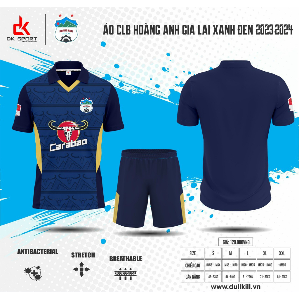 Bộ Quần Áo Đá Banh CLB HAGL HOÀNG ANH GIA LAI