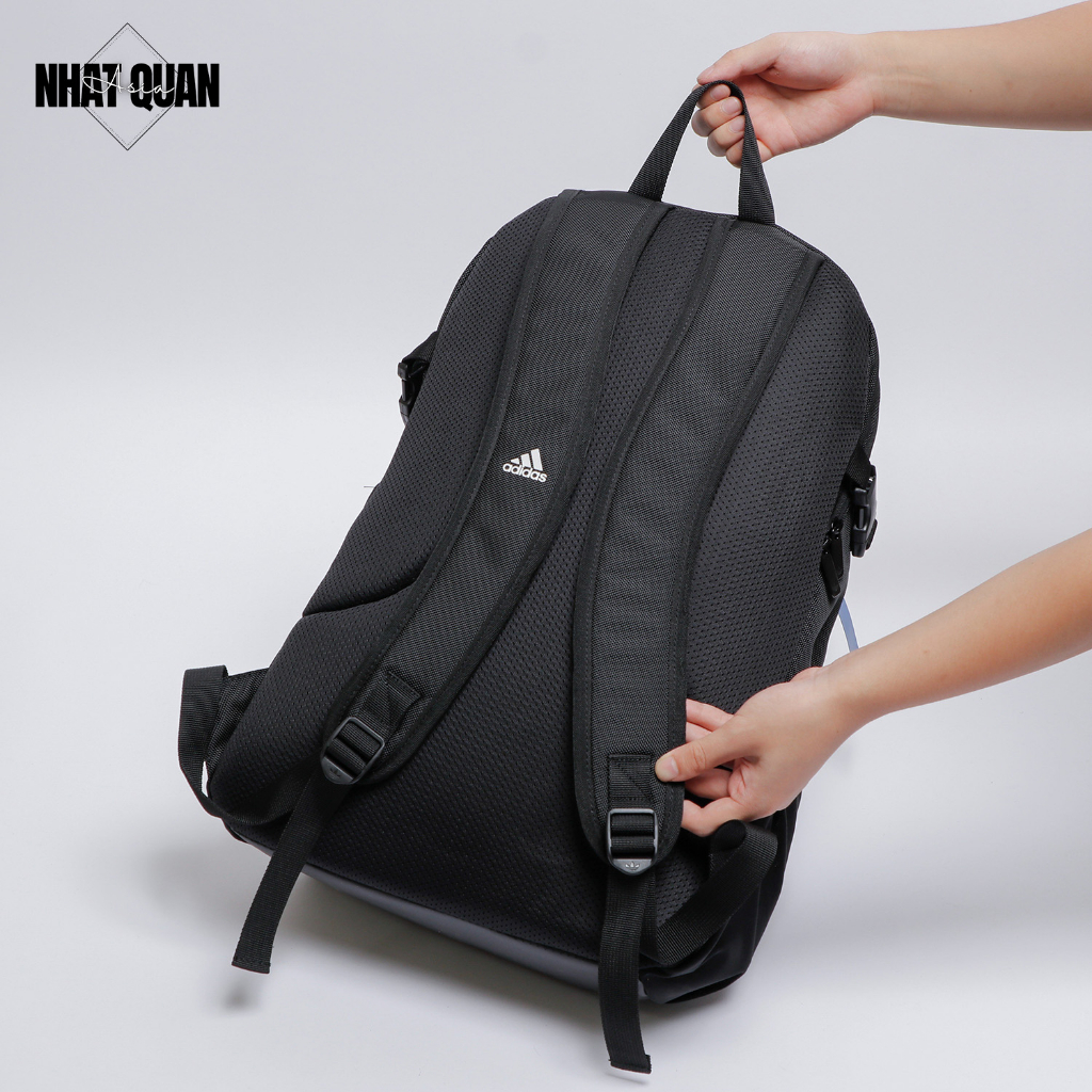 Balo laptop Adidas Power chống thấm 2 ngăn khóa kéo 2 ngăn lưới tiện lợi bên hông - Nhật Quân Asia nhatquanasia