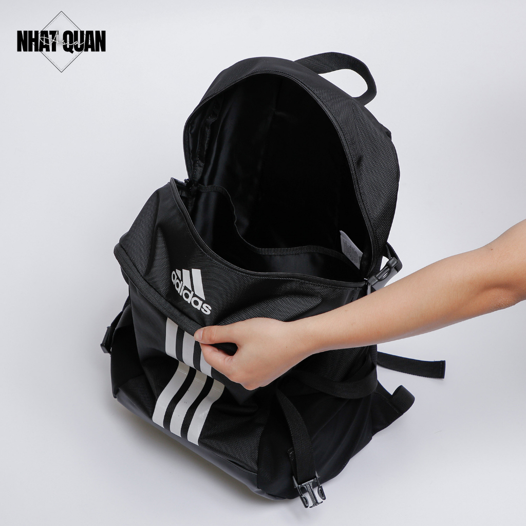 Balo laptop Adidas Power chống thấm 2 ngăn khóa kéo 2 ngăn lưới tiện lợi bên hông - Nhật Quân Asia nhatquanasia