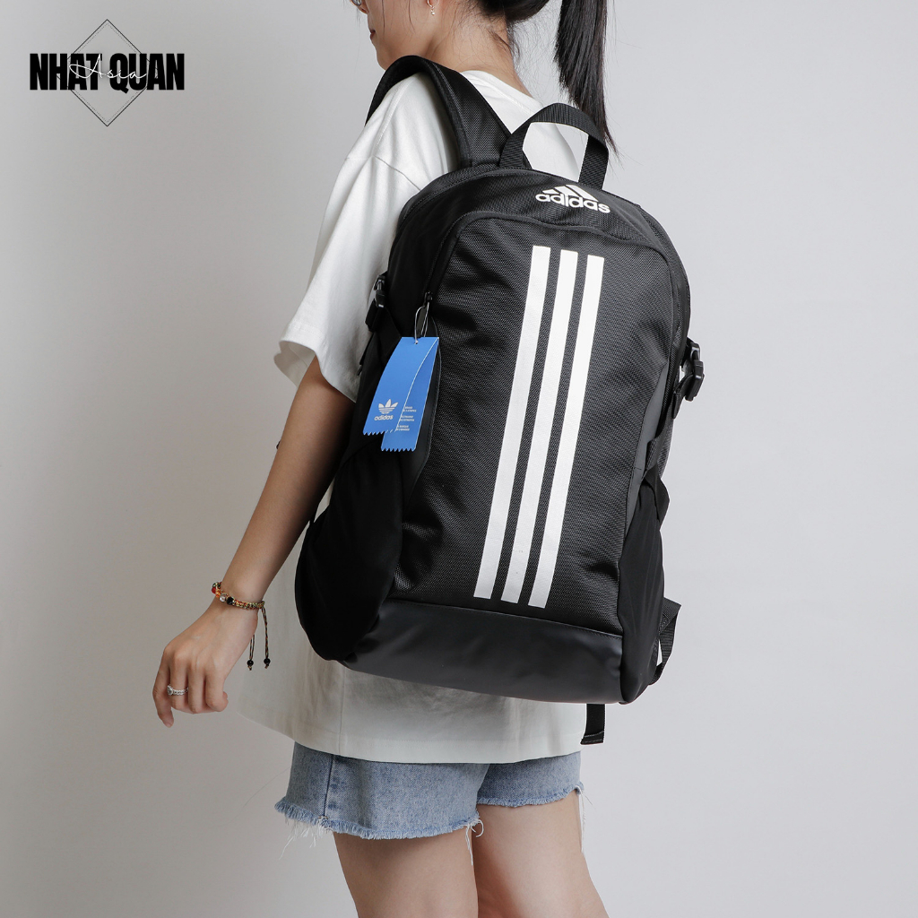 Balo laptop Adidas Power chống thấm 2 ngăn khóa kéo 2 ngăn lưới tiện lợi bên hông - Nhật Quân Asia nhatquanasia