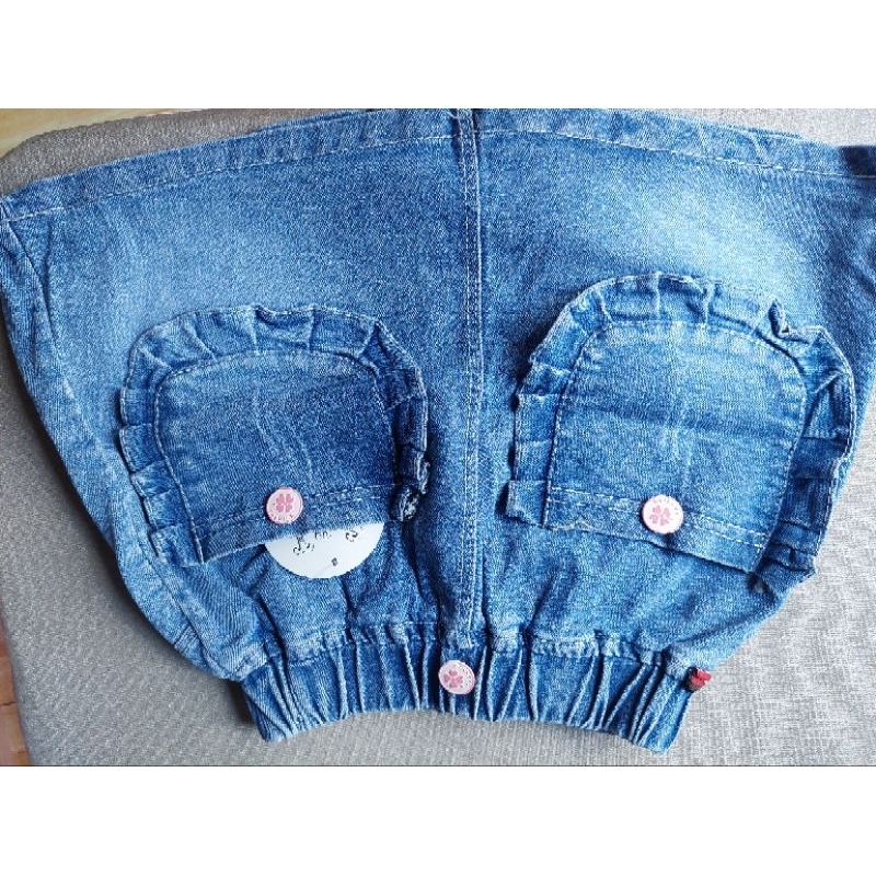 Chân váy jean bé gái