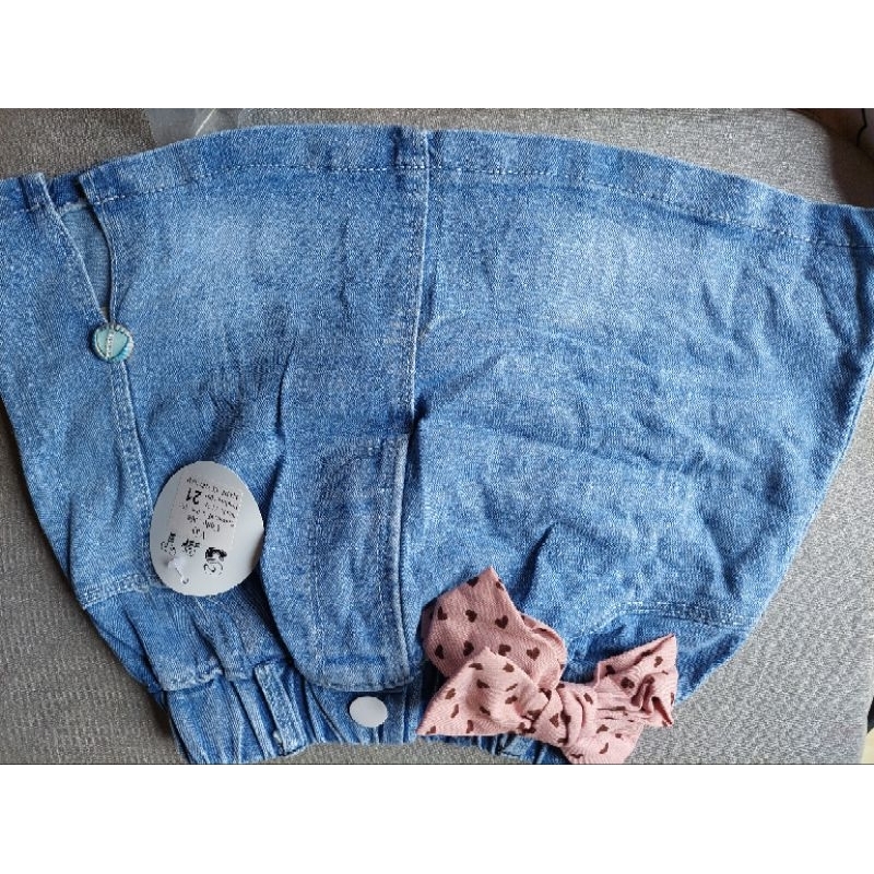 Chân váy jean bé gái