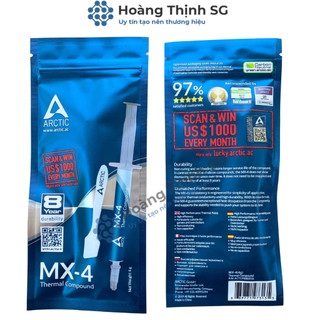 Keo tản nhiệt arctic mx4 4g, keo tản nhiệt cpu - gpu, hoàng thịnh sg