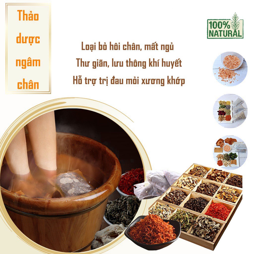 TÚI THẢO DƯỢC NGÂM CHÂN