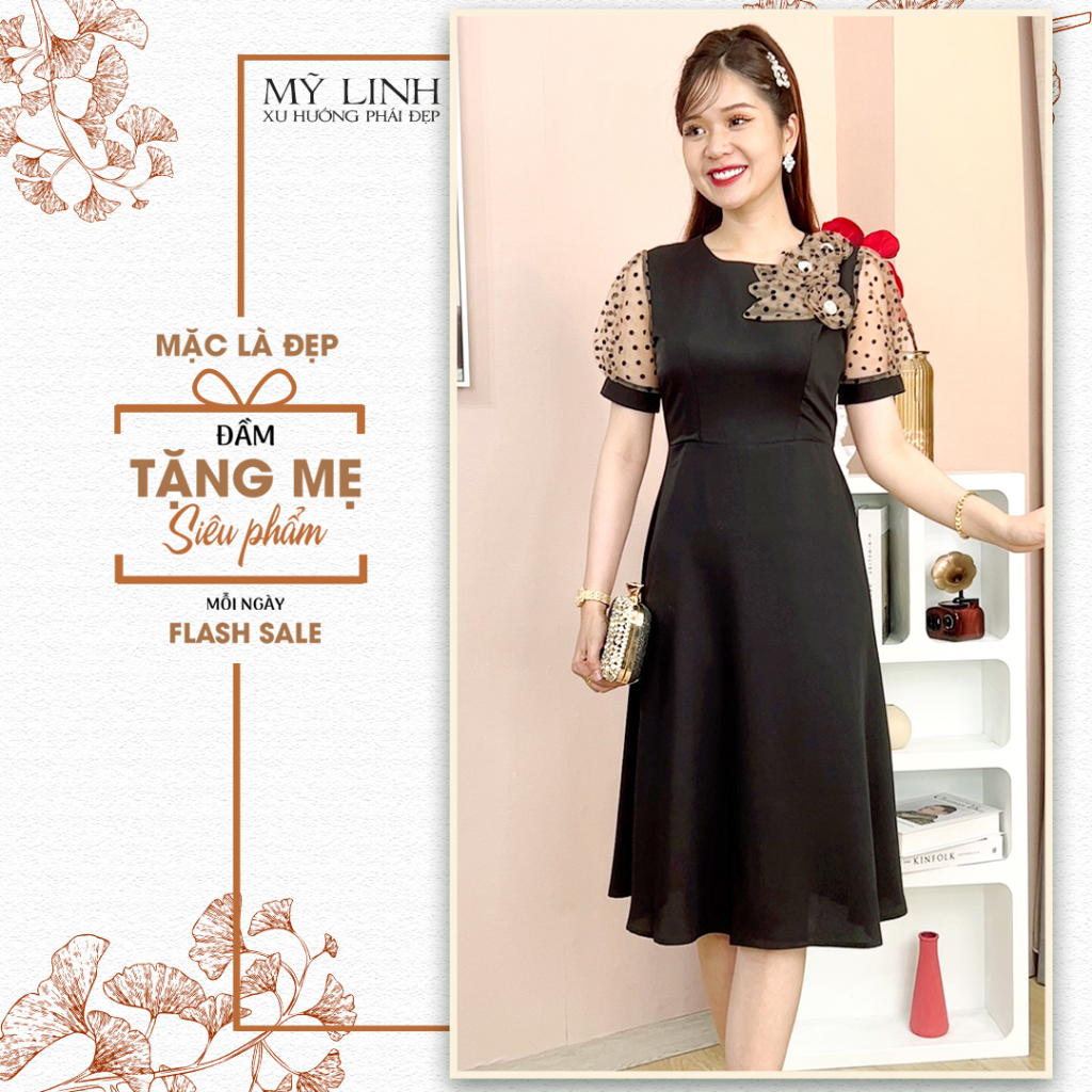 (HT LT381) Cao Cấp Vải Dáng Dài Sang Trọng Quý Phái Cực Xinh Bigsize (ảnh thật shop tự chụp