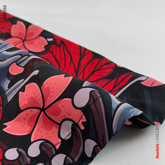 Áo Sơ Mi Nam Tay Ngắn Họa Tiết Hình Xăm Cá Chép Nhật Bản | HW555