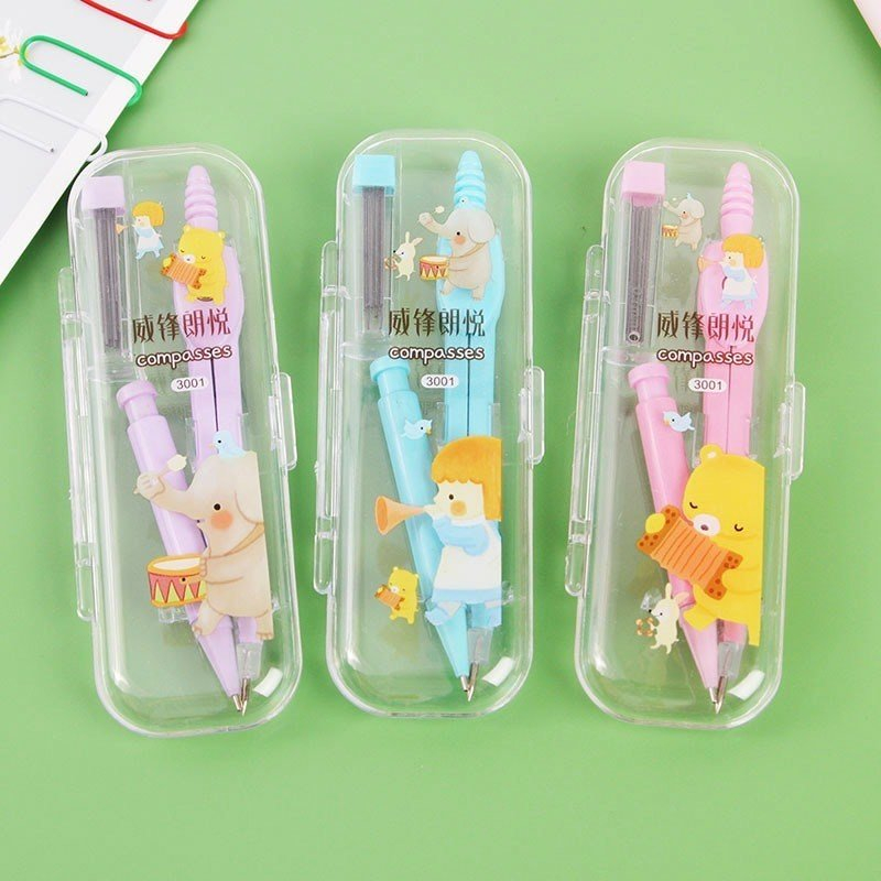 Compa Vẽ Hình Tròn Nhiều Màu, Compasses Cute 3001 JerryBee