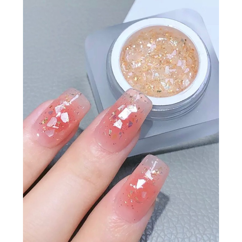 Gel xà cừ gel nhũ tuyết xà cừ làm nail