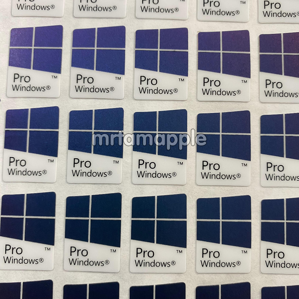 TEM DÁN STICKER LOGO WINDOWS 7 WINDOWS 10 TRANG TRÍ MÁY TÍNH LAPTOP