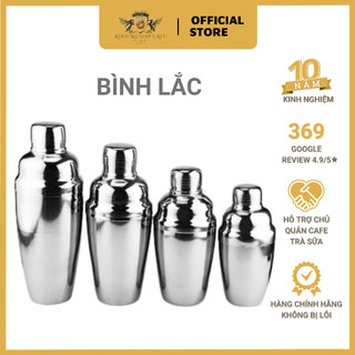 Bình lắc shaker - bình lắc inox pha chế cocktail trà sữa - bền - đẹp - sang trọng - dung tích 500ml