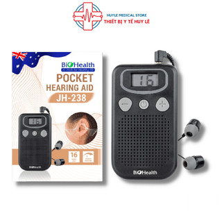 Máy trợ thính bỏ túi có dây Biohealth JH-238 tai nghe trợ thính headphone âm thanh chất lượng cao - Huy Le