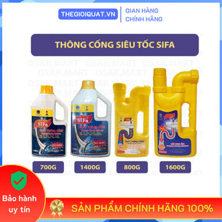 Chất thông tắc cống Sifa siêu tốc chống hôi, chống nghẹt cực mạnh trong 5 phút - Hàng chính hãng