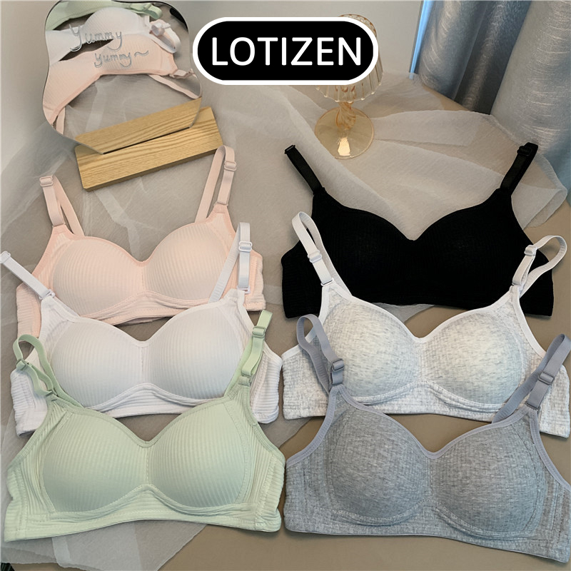 Áo lót nữ cotton không gọng đệm mỏng áo ngực cotton Mã 21