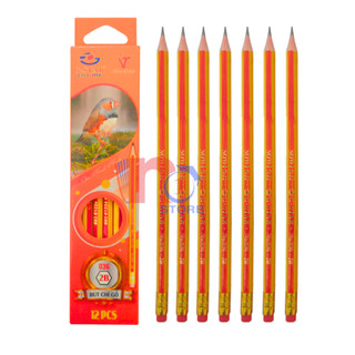 Hộp 12 cây bút chì gỗ 036 2b gstar - văn phòng phẩm no.1