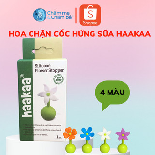 Nút hoa chặn chống tràn sữa silicone HaaKaa dùng cho Cốc hứng sữa, nhiều mầu sắc đẹp
