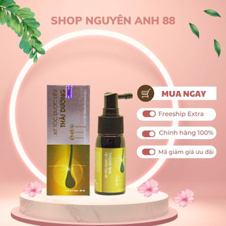 Xịt mọc tóc dược liệu Thái Dương chai 30ml. Giúp tóc mọc nhanh, ngừa gàu, bảo vệ da đầu phù hợp cả nam và nữ,