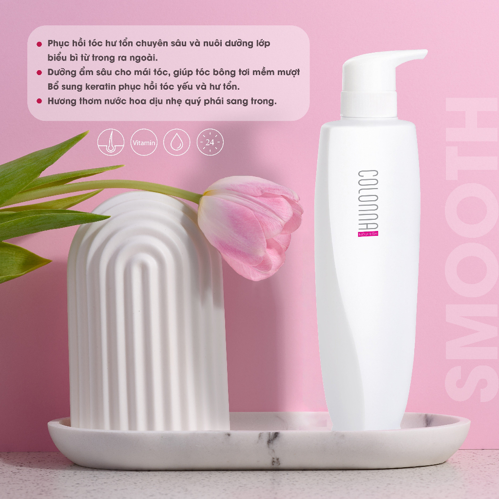 Dầu gội suôn mượt - dành cho tóc nhuộm, tóc nối