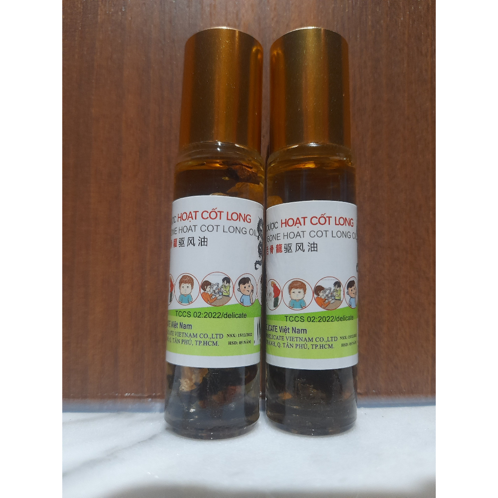 COMBO Dầu Thảo Dược Hoạt Cốt Long Dạng Đầu Lăn 10ML