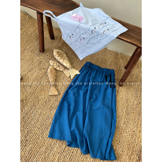 Set cá thêu linen