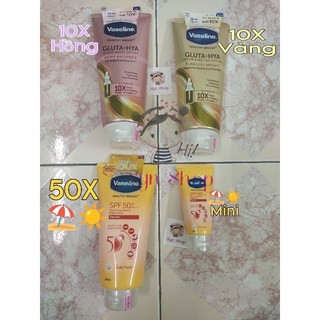Dưỡng Thể Vasaline các loại 50x 10x Trắng Da Chống Nắng