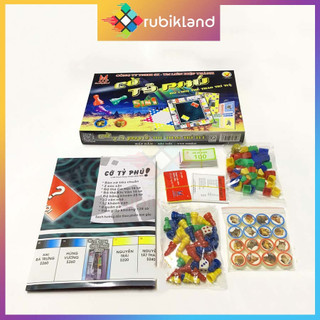 Cờ tỷ phú 5in1 liên hiệp thành size lớn nhất monopoly bộ cờ tỉ phú 5in1 đồ chơi trí tuệ trẻ em