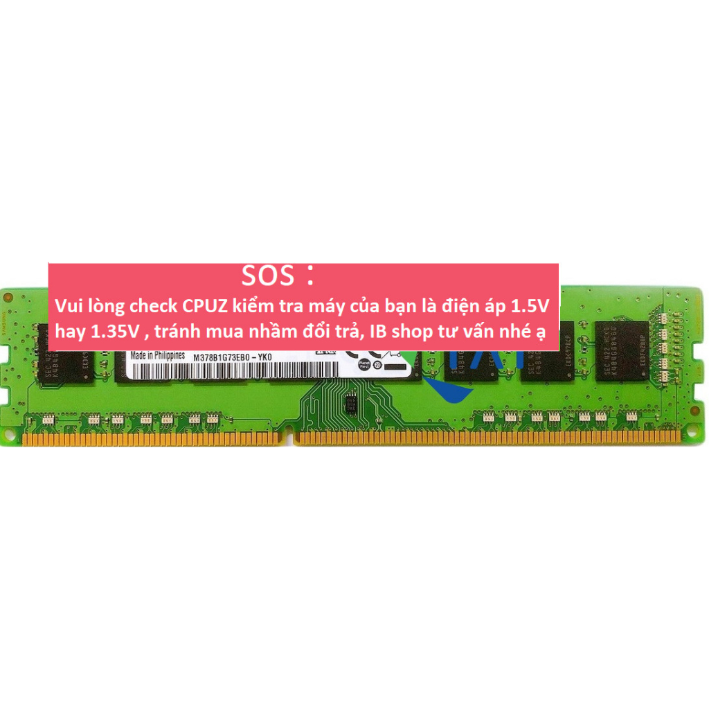 Ram PC Samsung 8GB DDR3 1600MHz 1.5V Chính Hãng | BigBuy360 - bigbuy360.vn