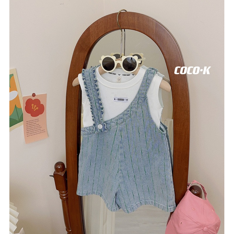Bộ jean áo thun, set yếm cute cho bé