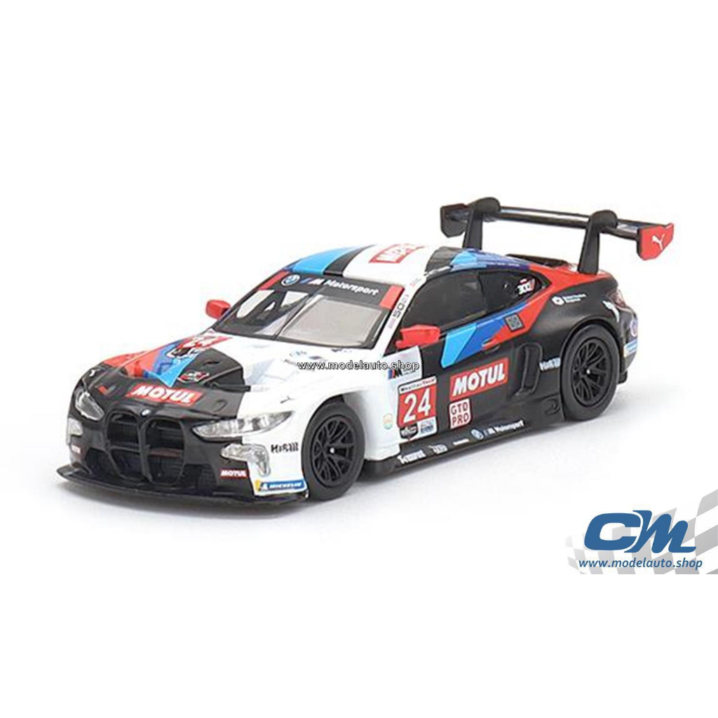 (Premium bánh cao su) Xe mô hình MINI GT (No394) BMW M4 GT3 #24 2022 IMSA Daytona 24 Hrs