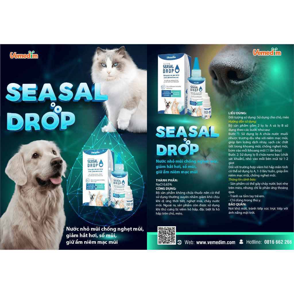 Seasal Drop - Nước Nhỏ Mũi 100ml + 10ml