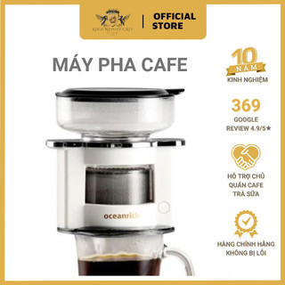 Máy pha cà phê nhỏ giọt tự động dripper bằng pin Oceanrich Chất liệu thép không gỉ 150ml