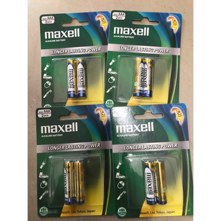 Pin AAA Maxell alkaline vỷ 2 viên