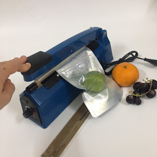 Máy ép túi mini, Máy hàn miệng túi bạc, túi bóng pfs200 đóng gói bao bì hàn kín nhanh không kén túi 20cm
