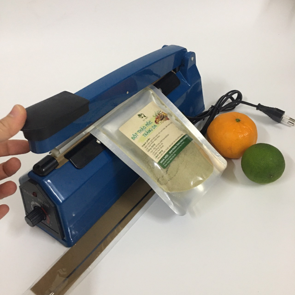 Máy hàn túi nylon, Máy hàn miệng túi, 20cm,máy hàn miệng túi dập tay,máy ép bọc nilong,máy hàn bao nilong, máy ép nhiệt