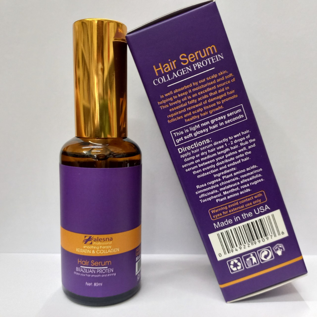Tinh dầu dưỡng tóc ,siêu bóng zalesna agran oil chai màu tím 80ml